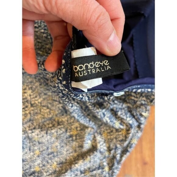 BOND-EYE Australia ONE PIECE SWIMSUIT Nip Tuck Shirred Maillot Stripe - Picture 6 of 7